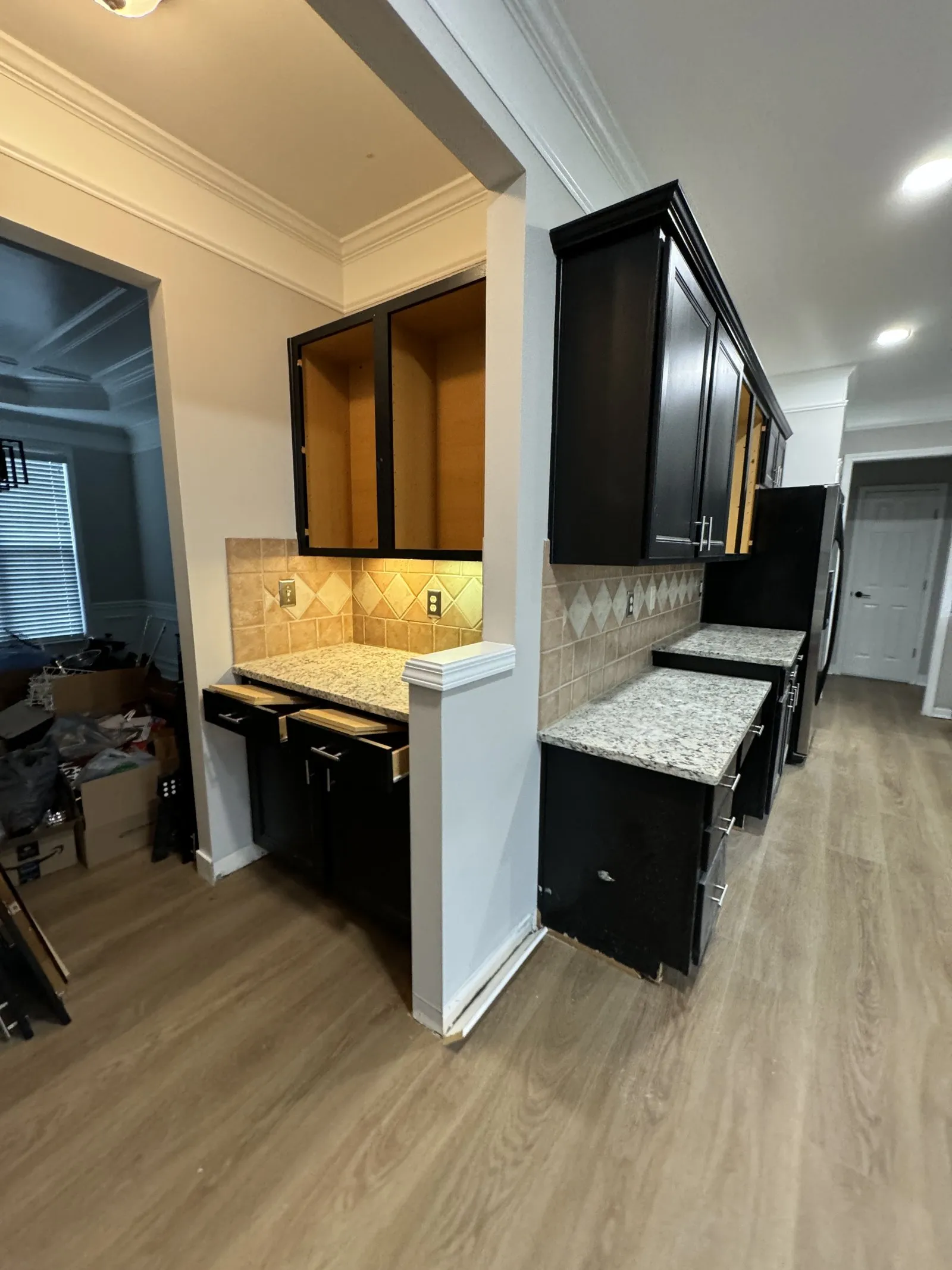A kitchen photographed before its remodel — where every project starts