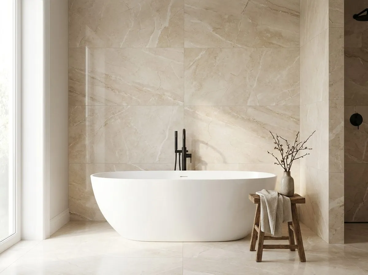 Freestanding bathtub — bathroom visualization