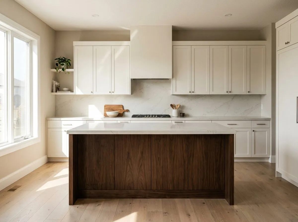 Custom cabinet style kitchen visualization