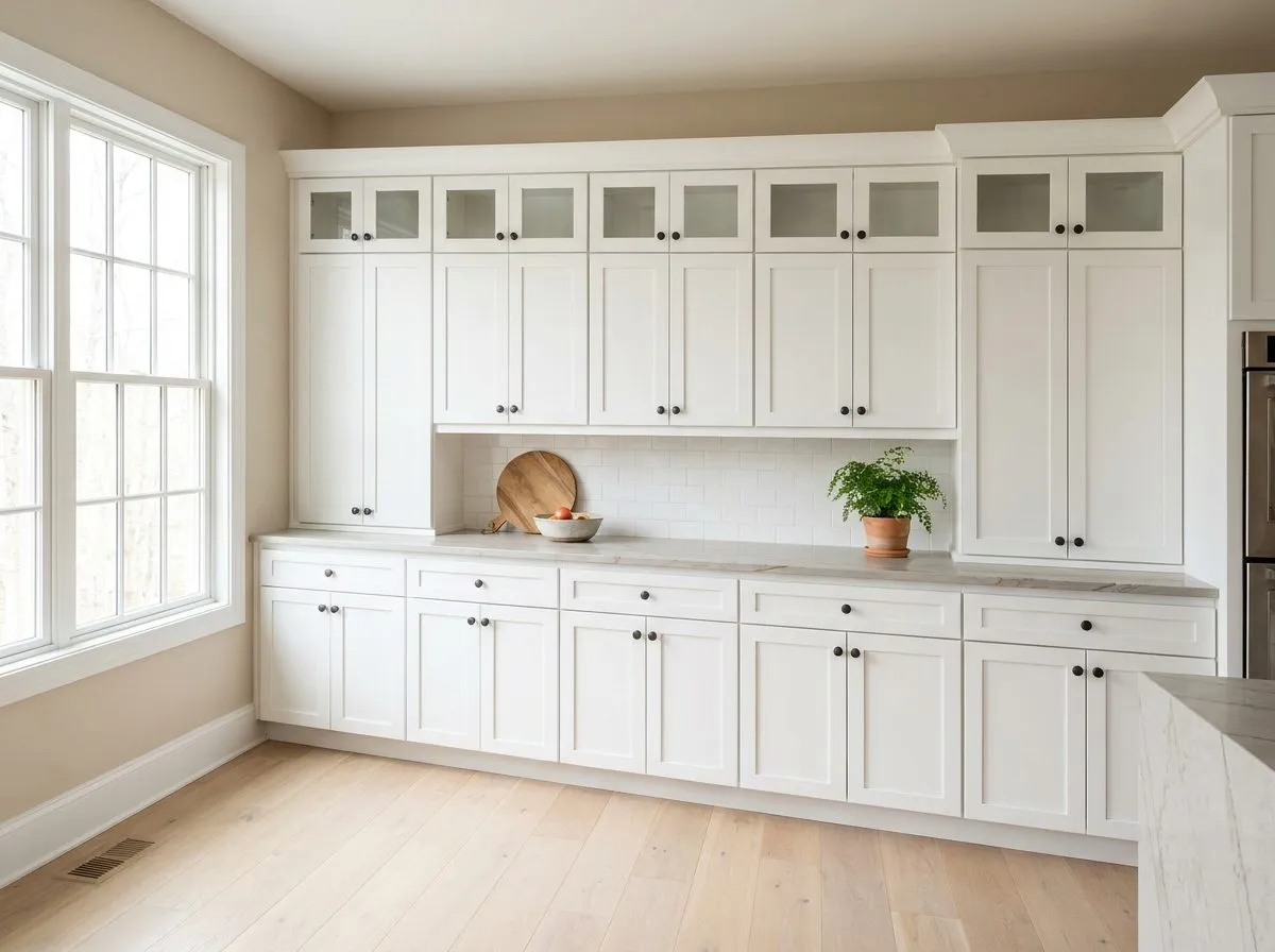 Shaker cabinet style kitchen visualization