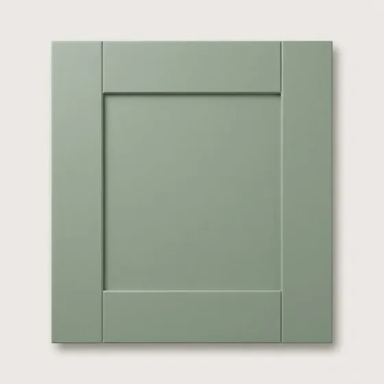 Shaker door in Shaker Jade Green
