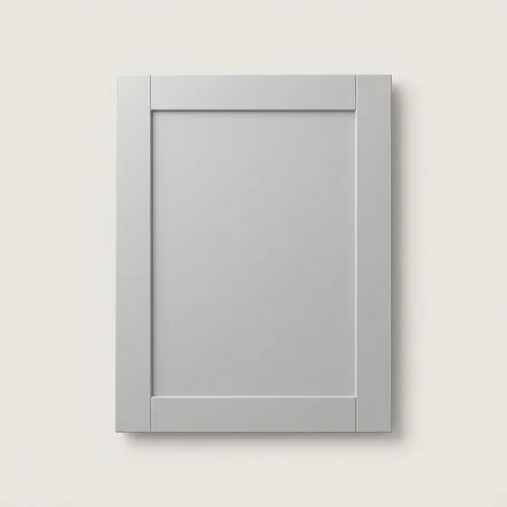 Slim Shaker door in Newtown Silver Gray